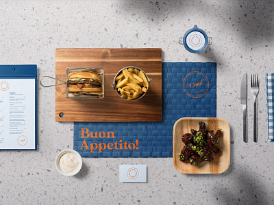 Burger Mockups Premade Scene