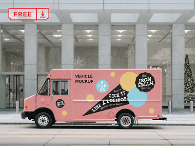 Free Vehicle PSD Mockup