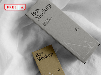 Free Box Set PSD Mockup