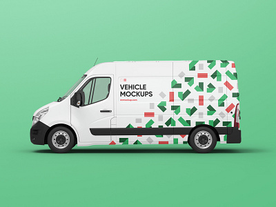 Vehicle Mockups branding car design download identity logo mockup mocups psd template truck typography van vehicle