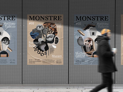 Glued Poster Mockups