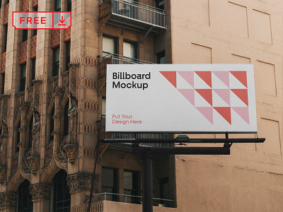 Free Big City Billboard Mockup billboard branding design download free freebie identity logo mockup mockups psd template typography