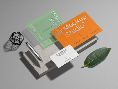 Stationery Mockups PSD Scene corporate