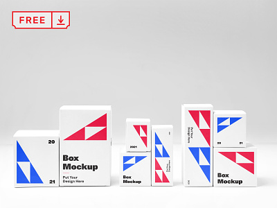 Free Box Set Mockup box box set branding design download free freebie identity logo mockup mockups psd template typography