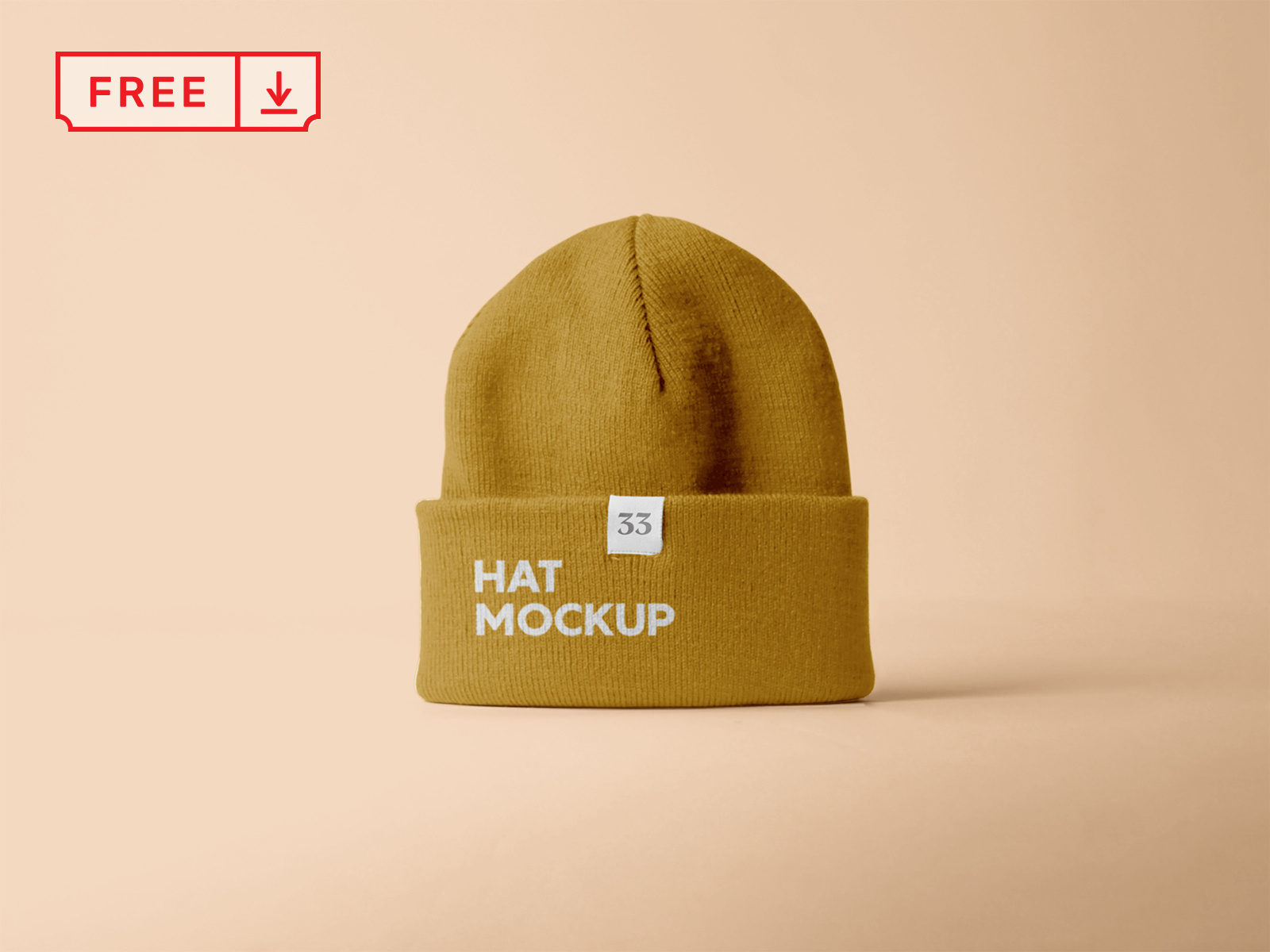 Free Winter Hat Mockup by Mr.Mockup™ on Dribbble