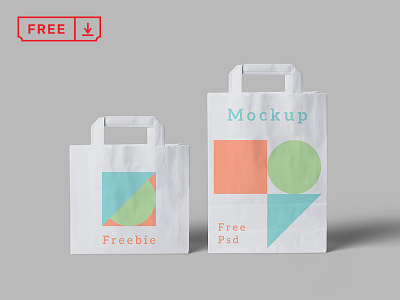 Paper Bag Psd Mockup