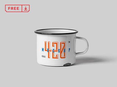 Metal Mug Mockup