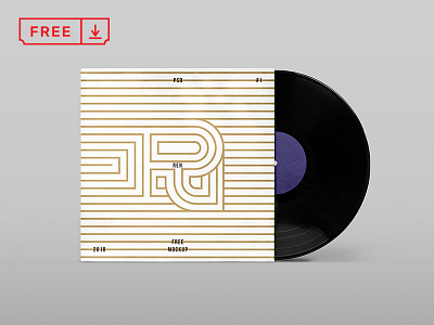 Vinyl Cover Mockup