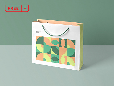 Shopping Bag Mockup bag branding bundle design download font free freebie icon identity logotype mockup paper psd shopping bag stationery template typography