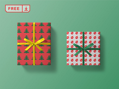 Christmas Box Mockup