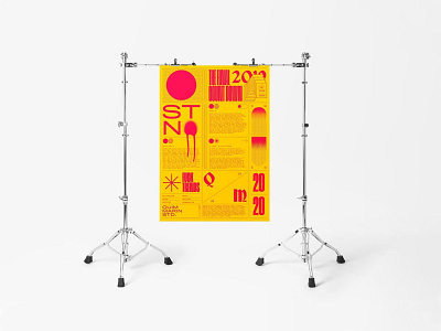 Stand Mockup - Poster