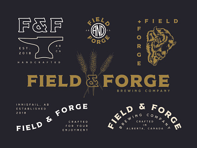 Field & Forge Brewing Brand Identity