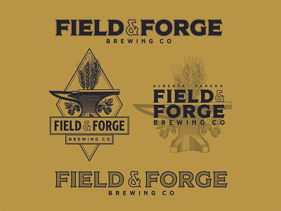 Field & Forge Brewing Brand Identity