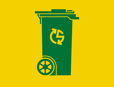 Clarke Studio Idea Composter badge badge design bin brand identity design branding branding design compost design icon illustration logo logo design recycling