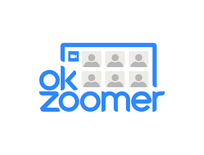 OK Zoomer badge boomer branding branding design design icon illustration logo logo design ok boomer ok zoomer typography vector zoom zoomer