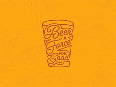 Bivouac Brewing Co. - Beer A Force For Good badge beer branding branding design craftbeer design illustration logo typography
