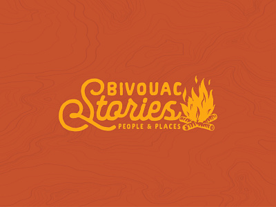 Bivouac Brewing Co. - Bivouac Stories badge beer branding branding design craftbeer design illustration logo typography