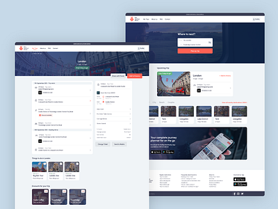 Trip Planning Website appdesign booking branding concept productdesign tripplanning ui ux webdesign