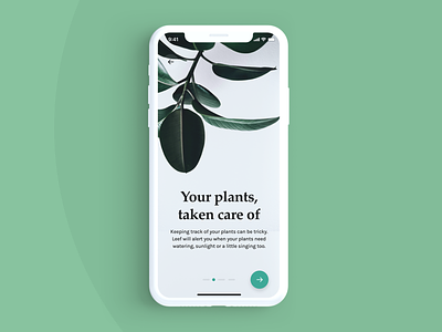 Plant App Onboarding app appdesign concept design onbooarding plants productdesign ui ux