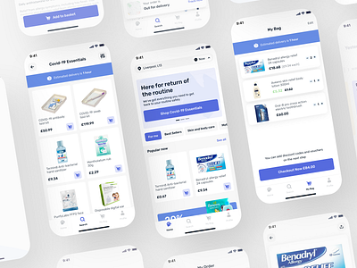 Pharmaceutical Delivery App app appdesign appdesigner booking concept delivery design productdesign ui