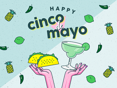 Happy Cinco de Mayo! 5th cinco de mayo jalapeno lime margarita may pineapple taco