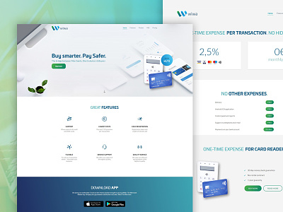 wiwa - Buy smarter and safer brand homepage logistic reponsive transport web website