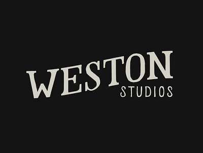 Weston Studios Logotype branding hand drawn hand lettered hand type handlettering logo logo design serif serif font type typography