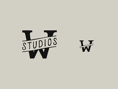 Weston Studios monogram branding hand drawn handlettering icon logo logo design logotype monochromatic monogram monogram logo type typography