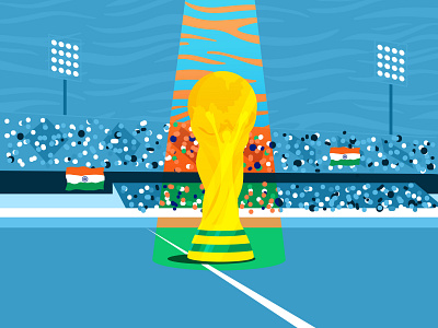World Cup Illustration adobe branding colour palette conceptual creative design creative cloud digital art illustration minimalism vector