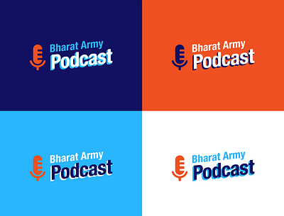 Podcast Branding adobe branding colour palette creative design illustration logo minimalism podcast sports branding vector