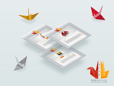 AsbOrigami design logo origami web