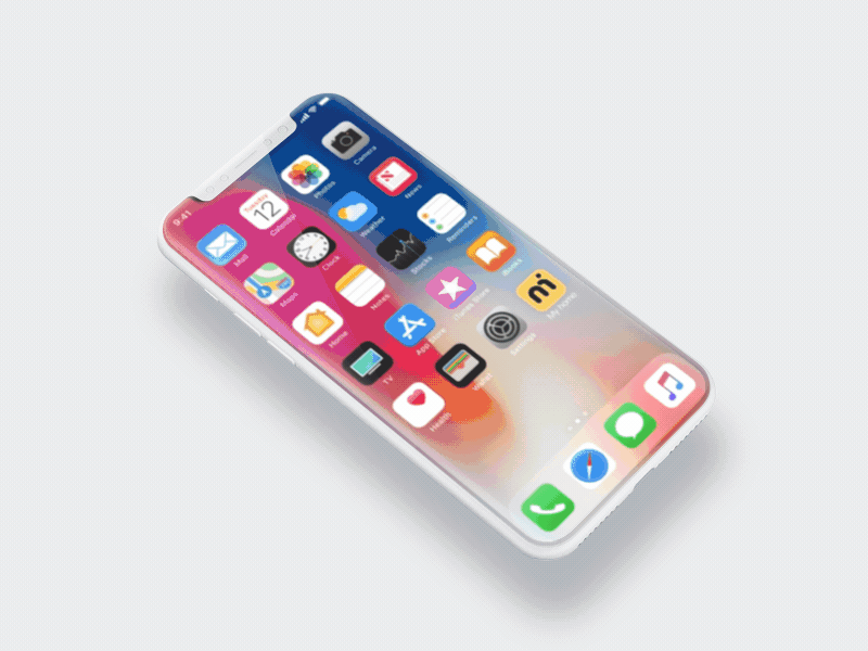 Iphone X family bedroom clean design family ios11 life time