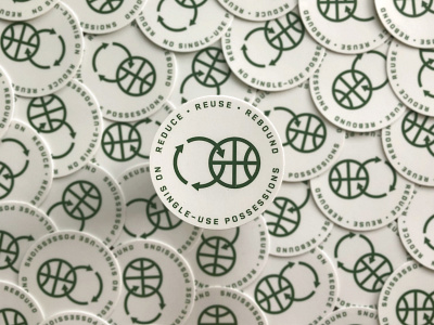 Reduce Reuse Rebound Sticker