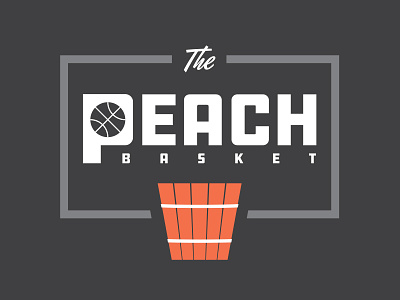 The Peach Basket backboard basket basketball hoops nba peach sports