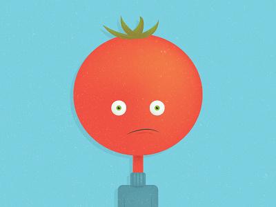 Tomato in a Turtleneck illustration stickermule sweater tomato turtleneck
