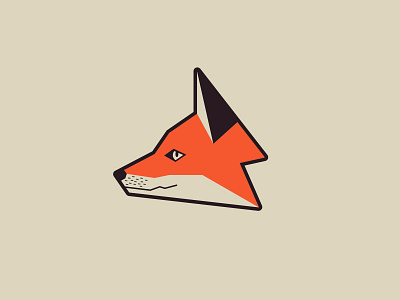 Fox Head animal fox illustration mammal nature