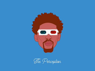 Trust The Perception 3d glasses 76ers basketball embiid illustration joel nba phila philadelphia the process