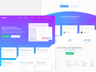Sells Enterprise Software to Large Firms app appdesign bright bussiness card clean dashboad dashboard design flat gradient ios minimal simple technology ui ux web webdesign