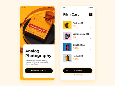 Analog Photography E-commerce