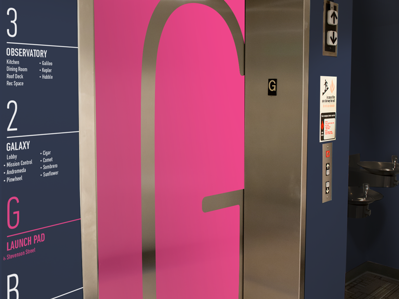 Mesosphere Office Mockup office mesosphere elevator floor menu way finding