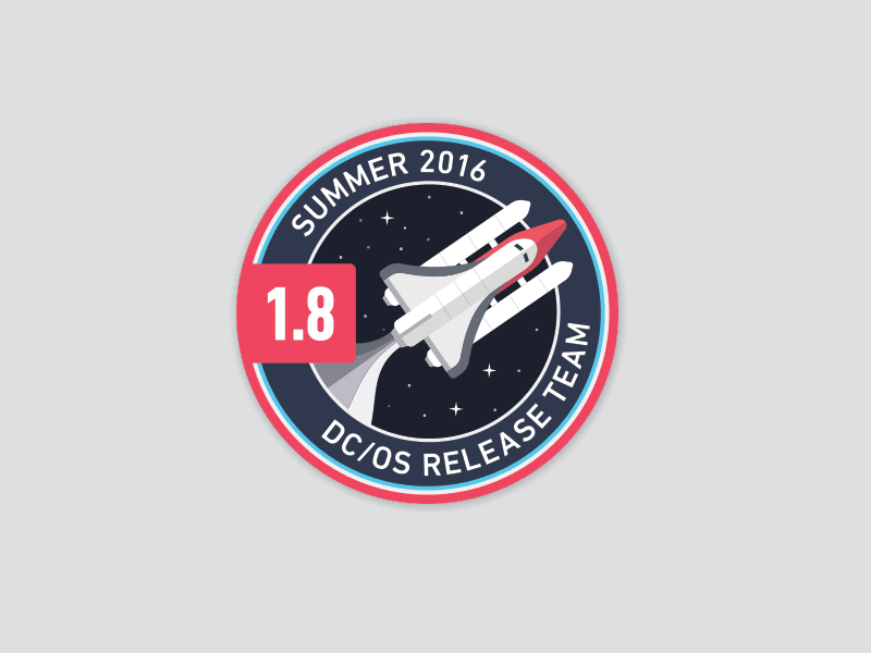 Mission Patch Concepts badge space ship stars space dcos mission rocket gif patches