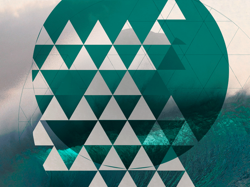 The Background of Something In the Works. background circle collage photoshop so much photoshop surf triangles wave