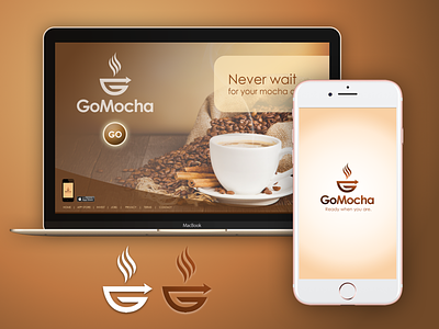 GoMocha -- Coffee on-the-go brand app brand coffee desktop espresso gomocha ios