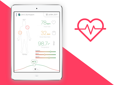 iPad Pro Medical App app clean health ipad medical pro ui