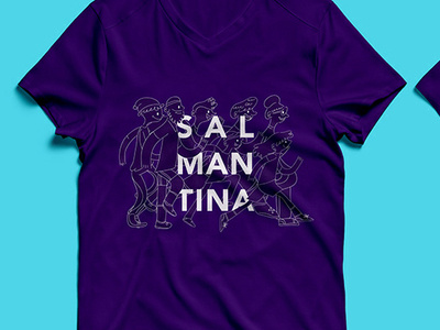 Salmantina illustration product design t shirt