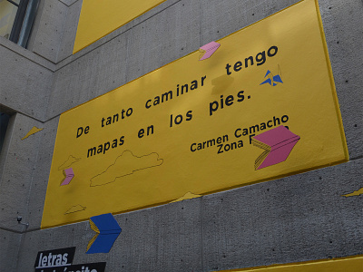 Letras de tránsito Mural