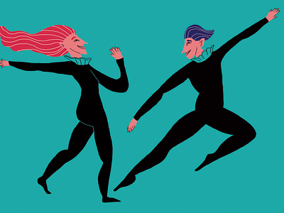 Dance culture dance design digital drawing illustration