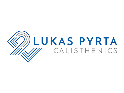 Lukas Pyrta Calisthenics Logo branding calisthenics logo personal trainer workout