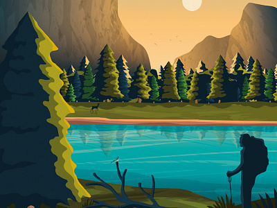 Create beautiful vintage travel posters and illustrations by Andrewdesignm