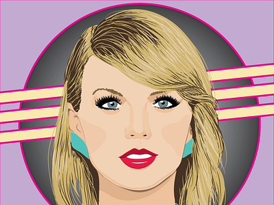 Taylor Swift art fan art portrait taylor swift vector